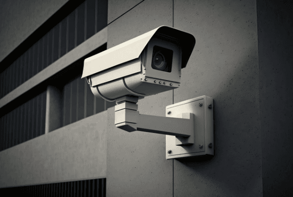 What are the components of a CCTV camera?